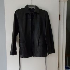 Express Black Leather Jacket